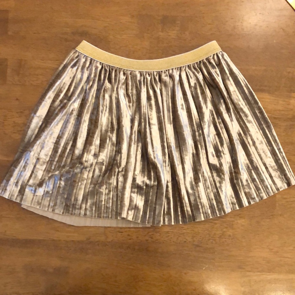 Okie Dokie Gold Skater Dancer Skirt